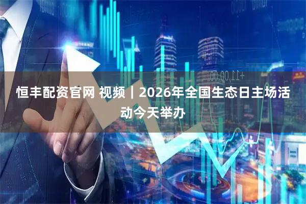 恒丰配资官网 视频｜2026年全国生态日主场活动今天举办